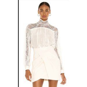 IRO Digwed Blouse in Off White Size 36